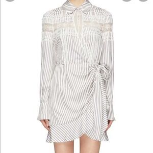 self portrait cream lace bandeau mini dress sooyaaa__ in self-portrait CREAM LACE BANDEAU MINI DRESS